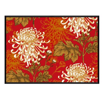 Boluo 菠蘿選畫所 菊花 富麗堂皇  30 x 40cm  黑色