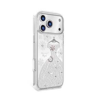 iPhone 17/16/15/14/13/12/11 輕薄軍規防摔水晶彩鑽手機殼-禮服