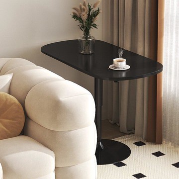 【台灣公司 可開發票】可移動旋轉簡約輕奢客廳巖板邊幾創意茶幾可升降床前小桌子寫字桌