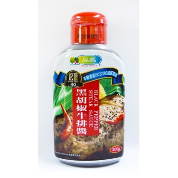 《品高》黑胡椒牛排醬  (300g)