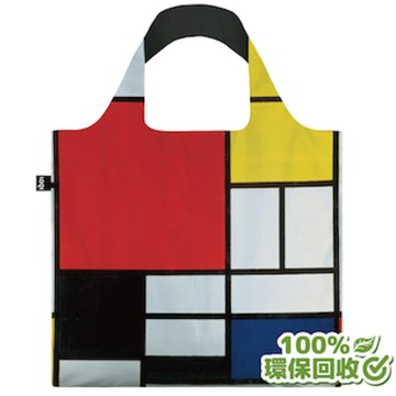 【LOQI】環保春捲包/購物袋｜蒙德里安_廠商直送