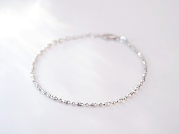 【交換禮物】王妃 | 925純銀手鍊/鑽石切割 | 單鍊款系列