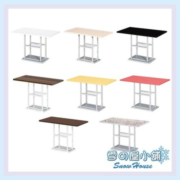西餐桌712(烤銀腳/黑邊)/置物桌/餐桌/八色可選 X525-01~22 雪之屋居家生活館