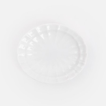 Miyama 深山 玲音 橢圓盤9.5cm 白