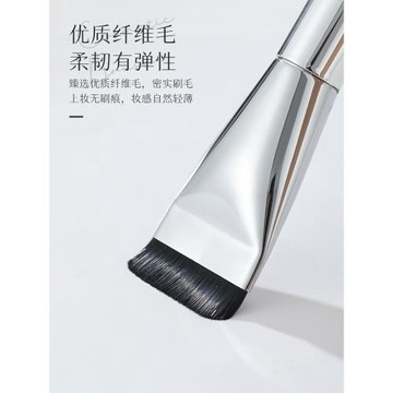 時生一字型粉底刷不吃粉無痕扁平頭魔術刀鋒化妝刷子wakemake同款