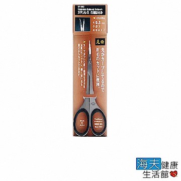 海夫健康生活館 日本GB綠鐘 GT 不銹鋼 安全彎式美顏修容剪(GT-303)