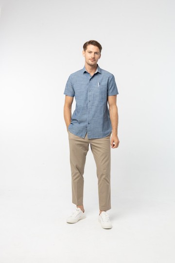 FT. Work Shirt : 短袖 (Indigo Blue , 深藍色) 長袖襯衫