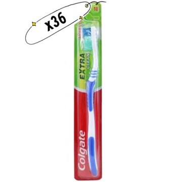 Colgate高露潔加倍潔淨牙刷--中毛*36