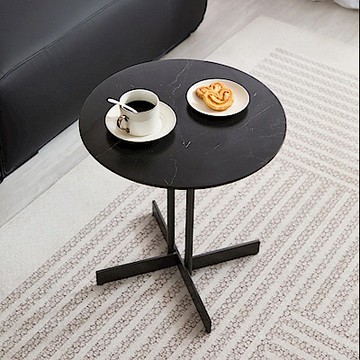 林氏木業融雪岩板圓型邊几 RS6L (H014382455)