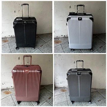 LUPO 19寸行李箱PC+ABS加大防盜拉鍊海關鎖360旋轉飛機避震輪隱藏杯架