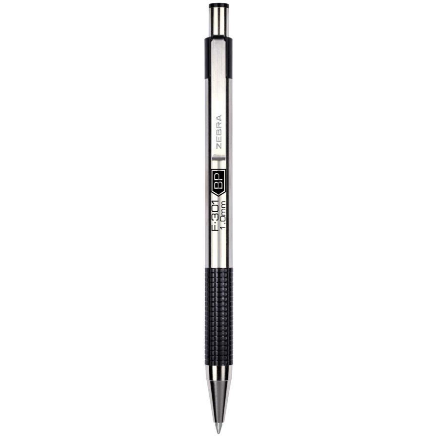 ゼブラ ノック式油性ボールペン タプリクリップ 0.4mm 黒