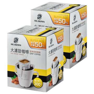 金車 MR.BROWN 伯朗咖啡 大濾掛咖啡 堅果蜜香風味  150g  20包