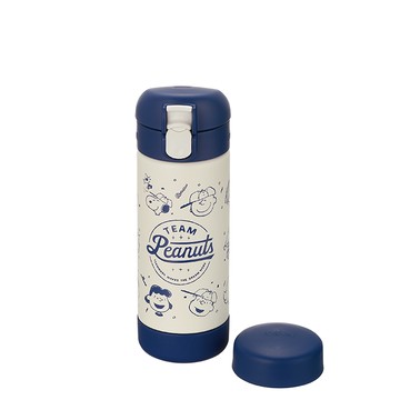 Richell 史努比兩用不銹鋼杯240ML