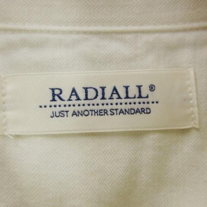 未使用 RADIALL ラディアル 長袖ワークシャツ ワッペン RAD-17SS-SH013