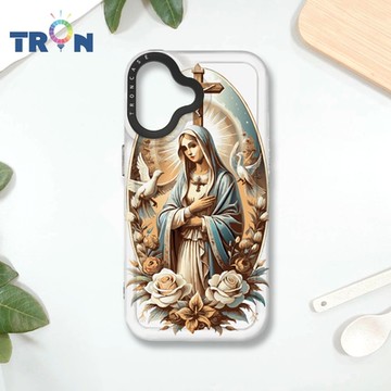 TRON IPHONE 16 聖母簡約風 MAGSAFE 磁吸 防摔 太空殼 透黑 手機殼