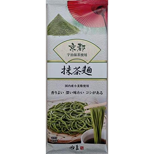 京都 抹茶麺 180ｇ×30P 宇治抹茶使用 乾麺 そば 池島フーズ 業務用