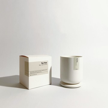 陶杯木芯蠟燭 No.16 Tea Time 午後下午茶 - 花果茶香調