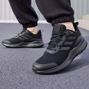 阿迪達斯鞋子男鞋官網旗艦黑武士運動鞋輕便bounce透氣跑步鞋