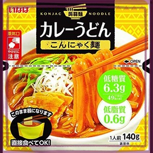 いなば 国産 カレーうどんこんにゃく麺140G×6個