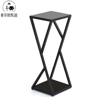 簡約現代花架 鐵藝多層客廳落地植物架 室內家用陽臺綠蘿吊蘭置物架