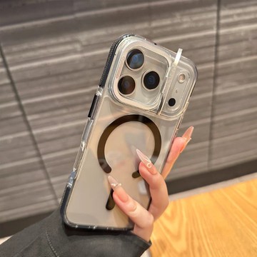 一體合金 磁吸無線充 防摔殼  適用於  蘋果 iPhone 17 16 15 14 Pro max 手機保護殼