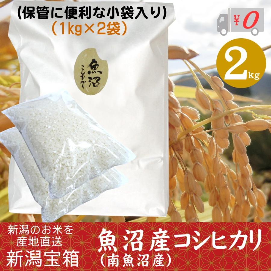 魚沼産コシヒカリ 1kg×2袋 2kg 新潟県産 米 お米 白米 新米 送料無料 南魚沼産