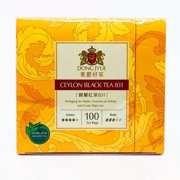 DONG JYUE 東爵好茶 優品免濾茶包 商用 錫蘭紅茶 831 (100包)  2g  1盒