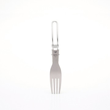 【露營趣】keith 鎧斯 Ti5303 鈦折疊叉 16cm 鈦叉 叉子 餐具組 環保餐具 露營 登山