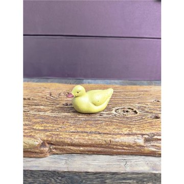 紫砂小雞小鴨迷你茶寵擺件可愛小黃鴨小號袖珍鴨子母雞小雞仔可養