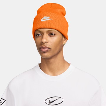 NIKE U NK PEAK BEANIE TC FUT F24 L 帽子 橘-HF0186803