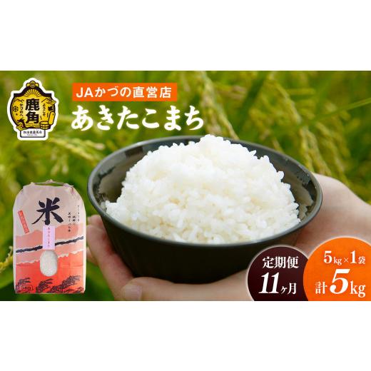 ふるさと納税 秋田県 鹿角市 《新米》《11ヶ月定期便》秋田県鹿角市 令和5年産「あきたこまち」精米 5kg（合計55kg）JAかづの産直センター　…