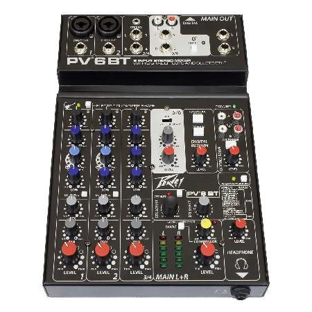 Peavey PV BT Channel Compact Mixer with Bluetooth