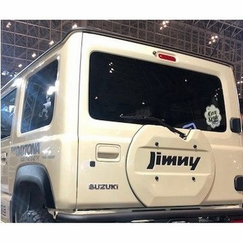 ジムニー Jb64 ジムニーシエラ Jb74 リアゲートカバー 素地 Jimny切文字ステッカー 黒 通販 Lineポイント最大get Lineショッピング