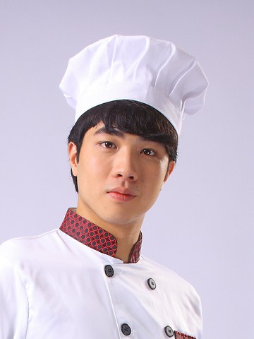 廚師帽子男廚師工作帽透氣餐廳餐飲廚房女廚師布帽蘑菇帽防塵油煙