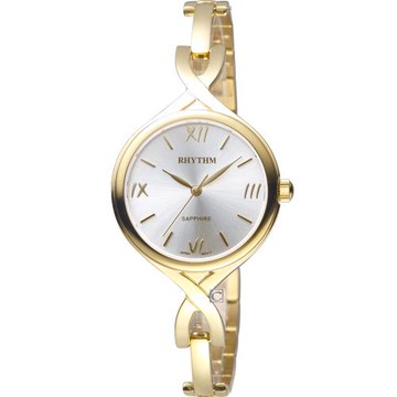 RHYTHM 浪漫縷空手鍊錶(LE1608S03)-30mm