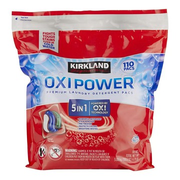 Kirkland Signature 科克蘭 Oxi 強效洗衣膠囊 110入