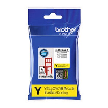 brother lc3619xl-y 原廠高容量黃色墨水匣 適用:mfc-j3930dw