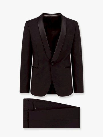 Virgin wool tuxedo with satin lapel - CORNELIANI - gender_Man