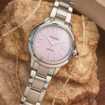 CITIZEN 星辰 L系列 光動能大三針女錶 暑期質感選物 送禮首選 EM1160-58X