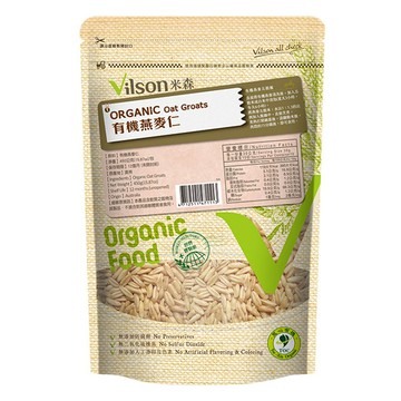 Vilson 米森 100%有機燕麥仁  450g  1包