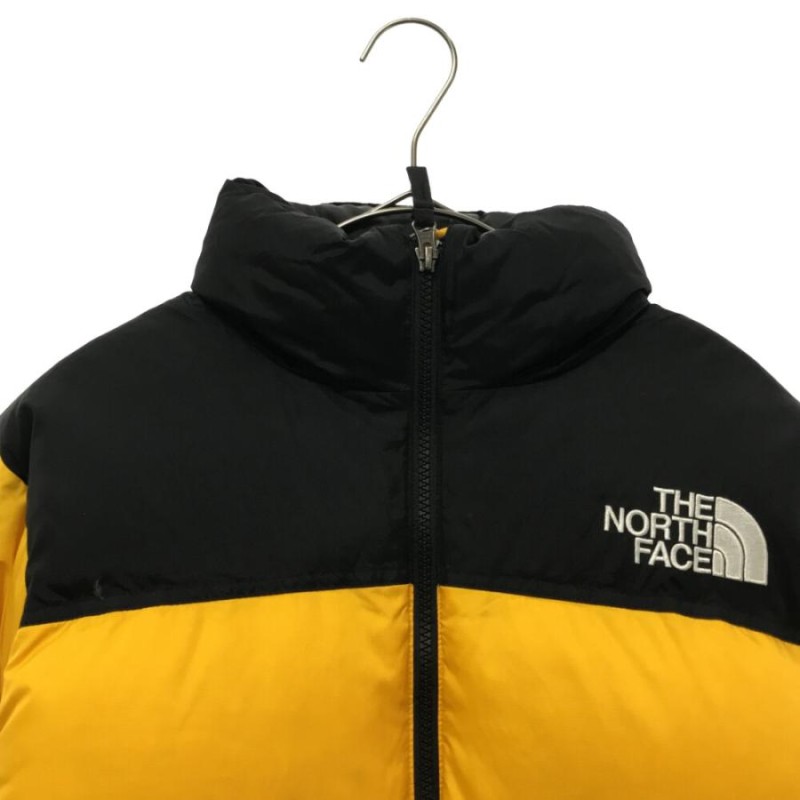 THE NORTH FACE ザノースフェイス NUPTSE JACKET ヌプシ ロゴ刺繍 ナイロンジップアップ ダウンジャケット ブラック ND91841