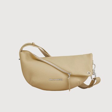 【BRAUN BUFFEL德國小金牛】台灣總代理 佩塔斯 大斜背包-淺棕色/BF864-52-CR