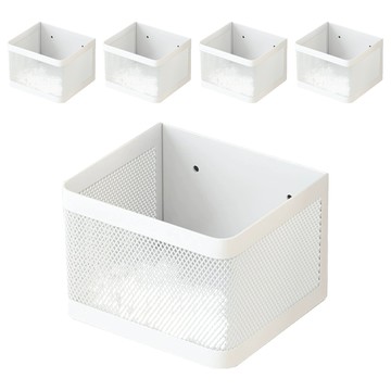 磁吸收納盒 小號  5個  白色