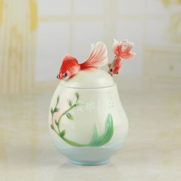 歐式陶瓷咖啡糖罐奶壺創意浮雕奶杯燉盅茶盅精致廚房調味罐送勺