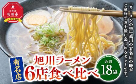 旭川ラーメン6店食べ比べ