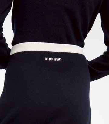 Miu Miu Cashmere miniskirt