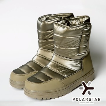 【PolarStar】女保暖防水雪鞋『綠』P25606