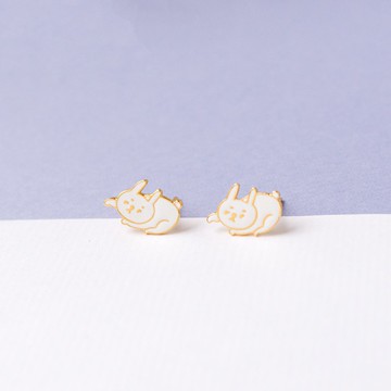 事不關己兔子 | 厭世小動物 耳環 耳夾 生日禮物