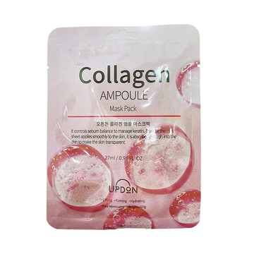 Updon Collage Ampoule Mask Pack 27ml/Daily Essential Mask/韓國