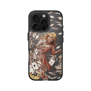 iPhone 16 Pro Clear 酷墨灰 - The British Library - 愛麗絲夢遊仙境